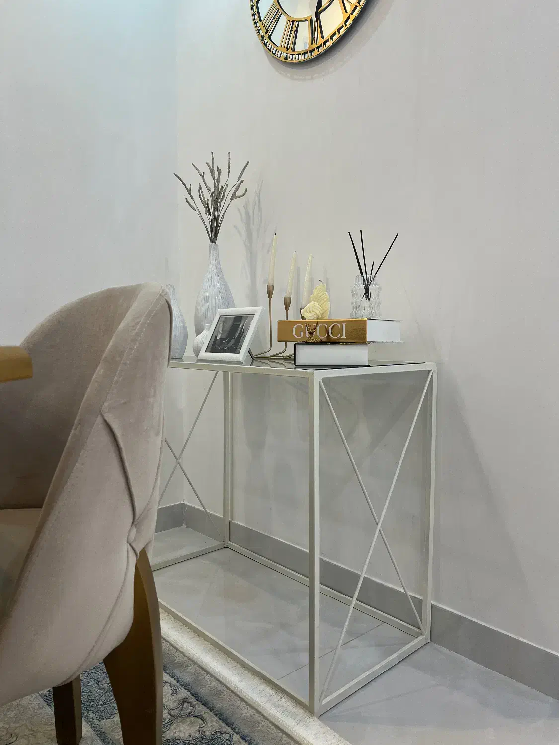 کنسول مینیمال فلز|بوفه، ویترین، کنسول|گرگان, |دیوار