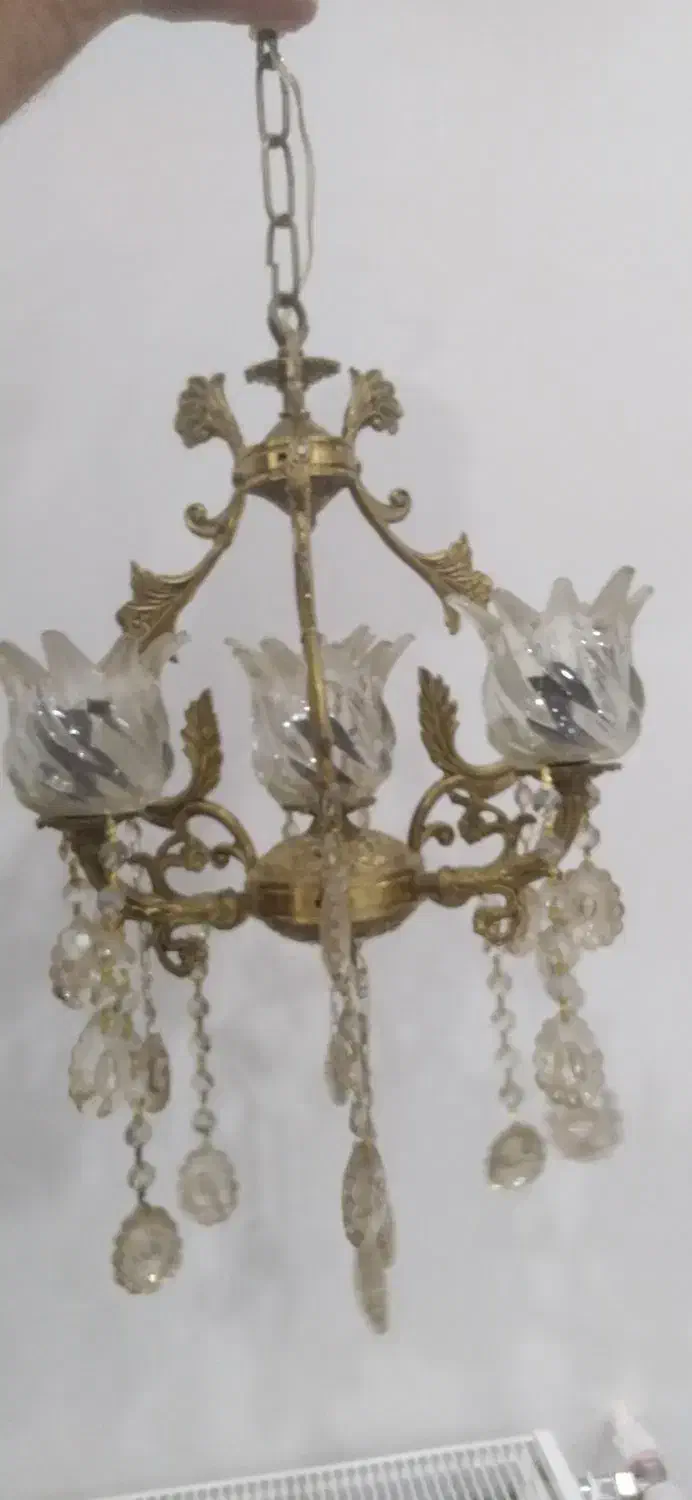 لوستر برنز|لوستر و چراغ آویز|زنجان, |دیوار