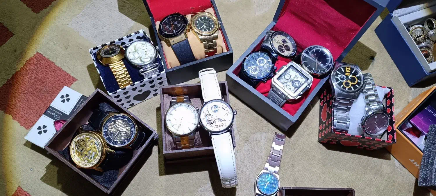 انواع ساعت سه موتور و اتومات اصل|ساعت|یاسوج, |دیوار