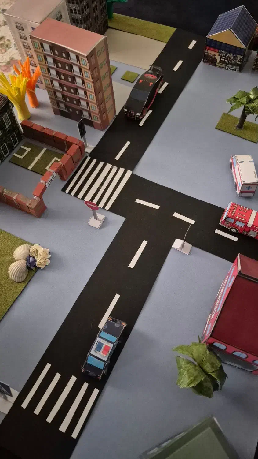 ماکت محله|مجسمه، تندیس، ماکت|شیراز, فرهنگ شهر|دیوار