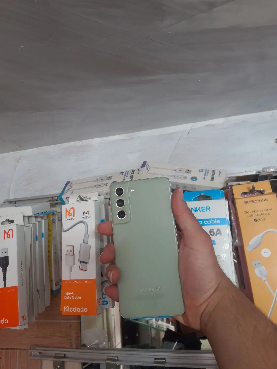 Samsung Galaxy S21FE 5G 256GB 8GB RAM تمیز درحدنو|موبایل|قم, حاج خلیل|دیوار