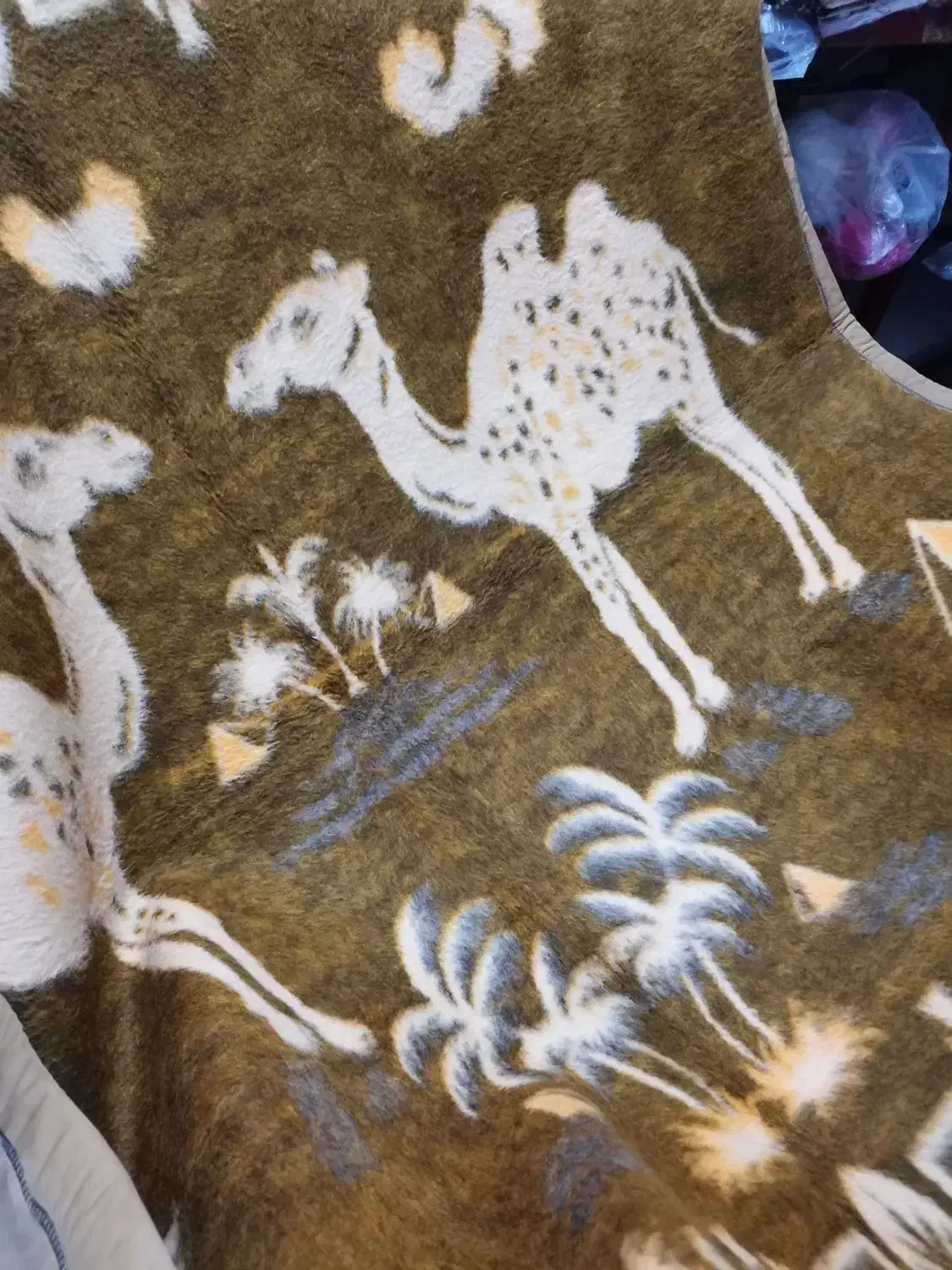 دو عدد پتو قدیمی|رختخواب، بالش، پتو|مشکین‌دشت, |دیوار