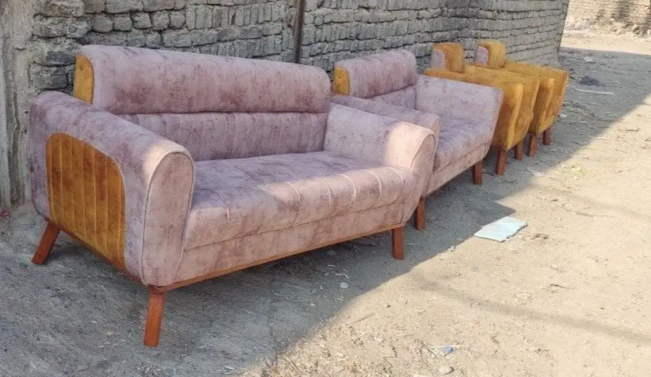 مدل ژینو راحتی ۷نفره|مبلمان خانگی و میز عسلی|رباط‌کریم, رباط‌کریم|دیوار