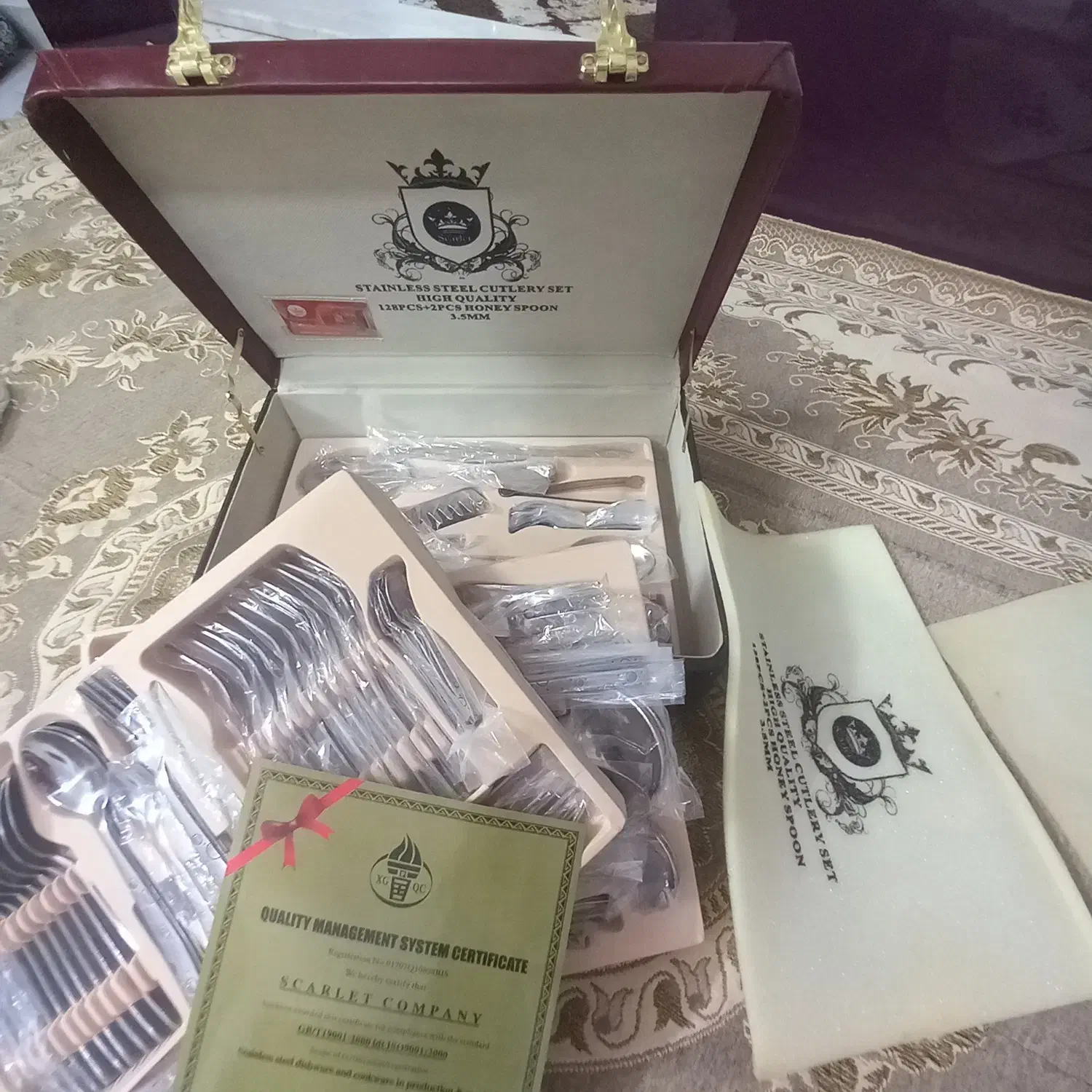 سرویس قاشق چنگال|ظروف سرو و پذیرایی|قم, پردیسان|دیوار