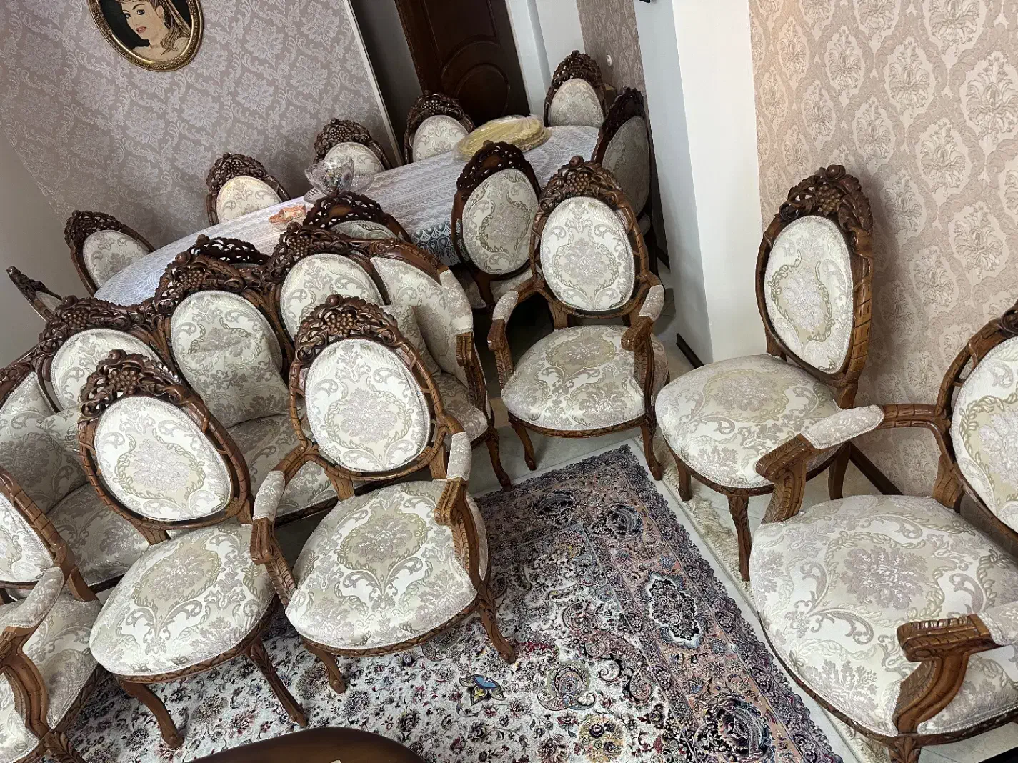 مبلمان سلطنتی و میز ناهار خوری|مبلمان خانگی و میز عسلی|تهران, جمال‌زاده|دیوار