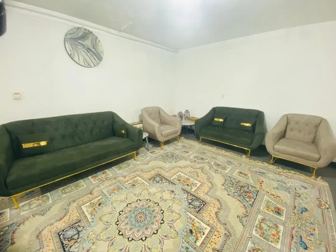 سرویس مبل ۷نفره با جلو مبلی|مبلمان خانگی و میز عسلی|بانه, |دیوار