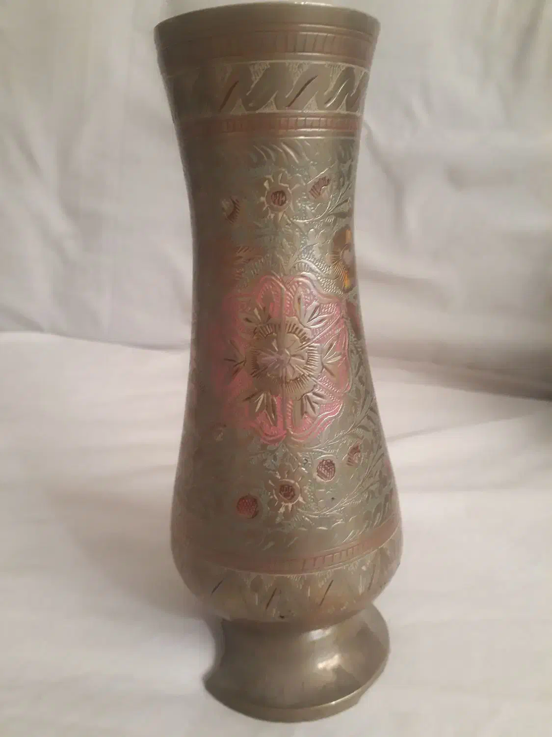 گلدان برنزی طرح گل رز قدینی|صنایع دستی و سایر لوازم تزئینی|تهران, بوستان ولایت|دیوار