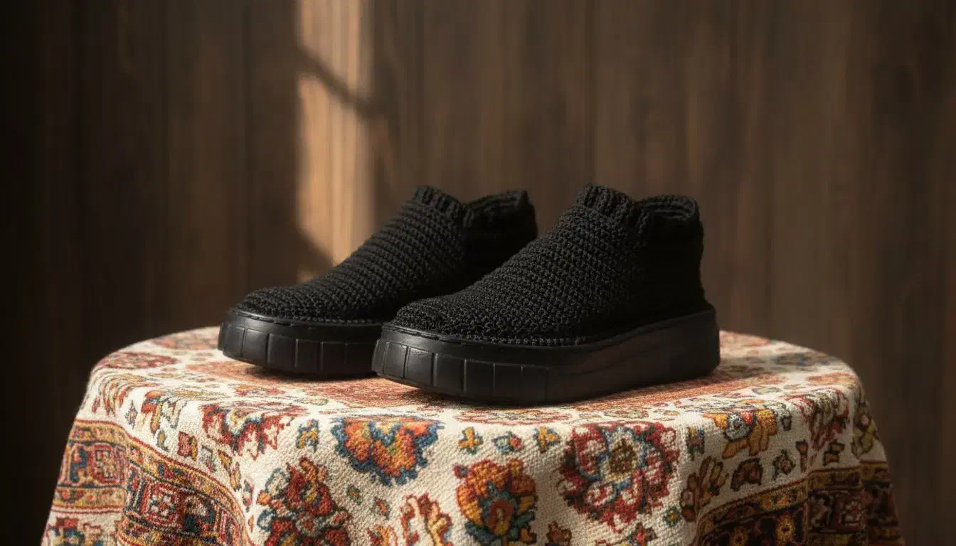 بوت اسپرت بافتنی مشکی|حراج|مشهد, شهرک مهرگان|دیوار