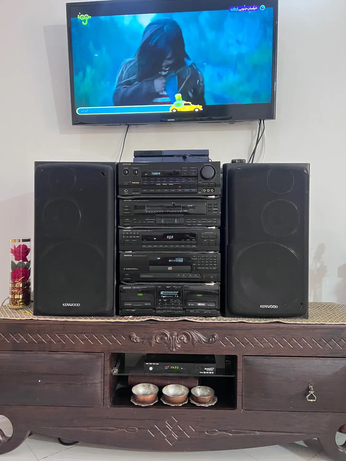 سیستم ۵ طبقه کنوود اصل ژاپن|سیستم صوتی خانگی|تهران, هفت چنار|دیوار