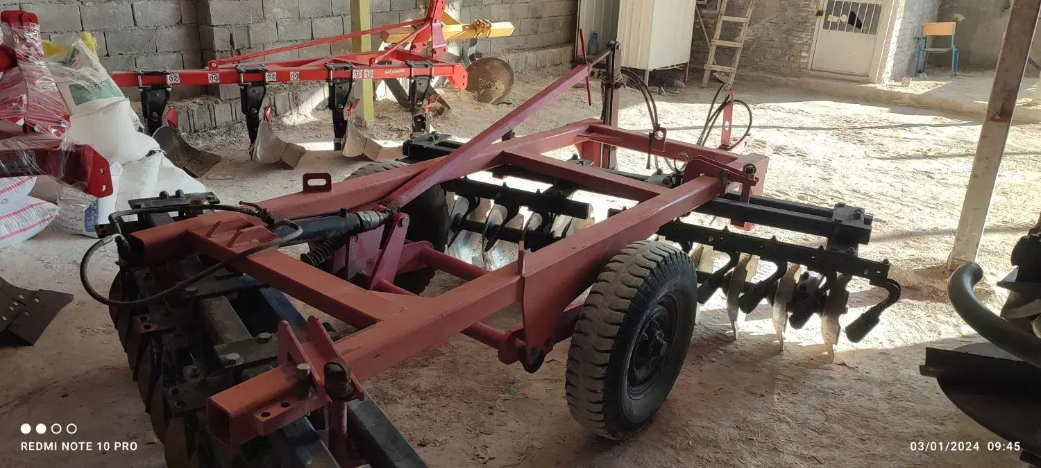 دیسک ۲۲*۲۴ کارکرده و چیزل ۵ شاخه نو تراکتور|ماشینآلات صنعتی|سرپل ذهاب, |دیوار