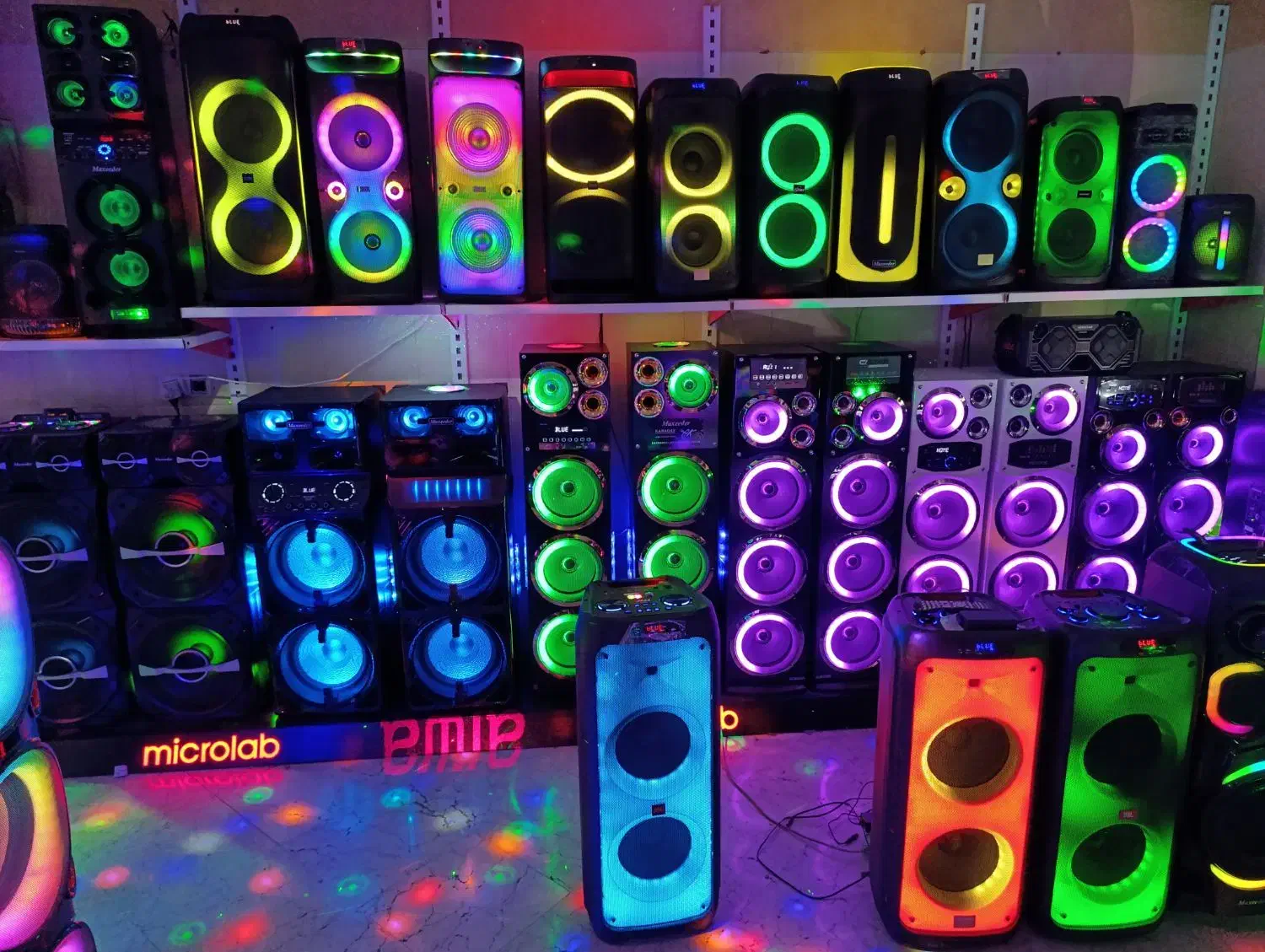 باند اسپیکر مکسیدر طرح ایوا و میکرولب قیمت عمده|سیستم صوتی خانگی|تهران, نارمک|دیوار