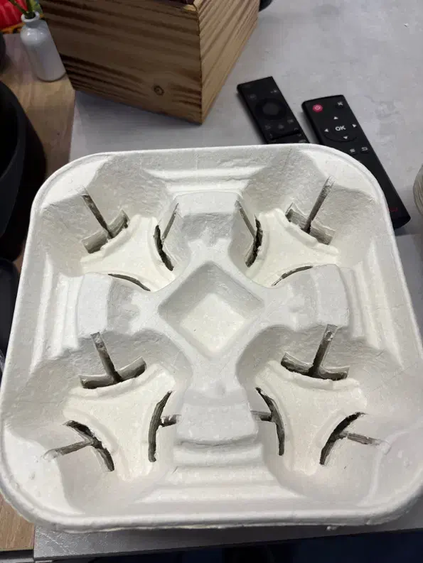 هولدر ۴ عددی قهوه|ظروف نگهدارنده، پلاستیکی، یکبارمصرف|اصفهان, ملک|دیوار