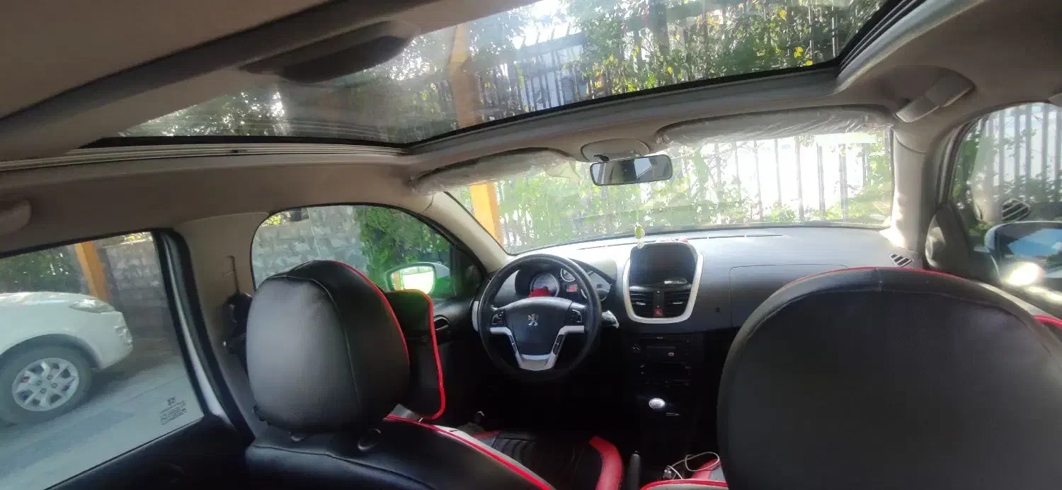 207 مدل 1400 سقف پانا|خودرو سواری و وانت|طبقده, |دیوار