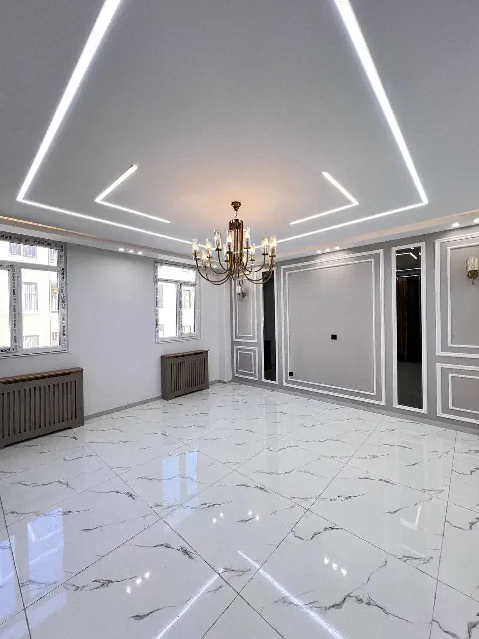 ۵۵متر*سالن پرده خور تالاری*دیزاین مینیمال*قلب شهر|فروش آپارتمان|تهران, سازمان برنامه شمالی|دیوار