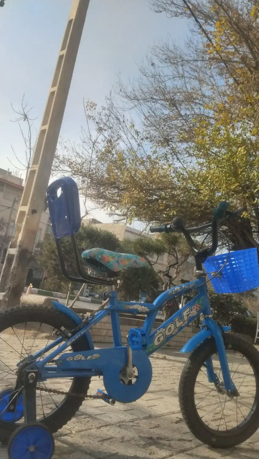 دوچرخه 16 لاستیک بادی رنگ فابریک ضمانتی|دوچرخه، اسکیت، اسکوتر|مشهد, فدک|دیوار