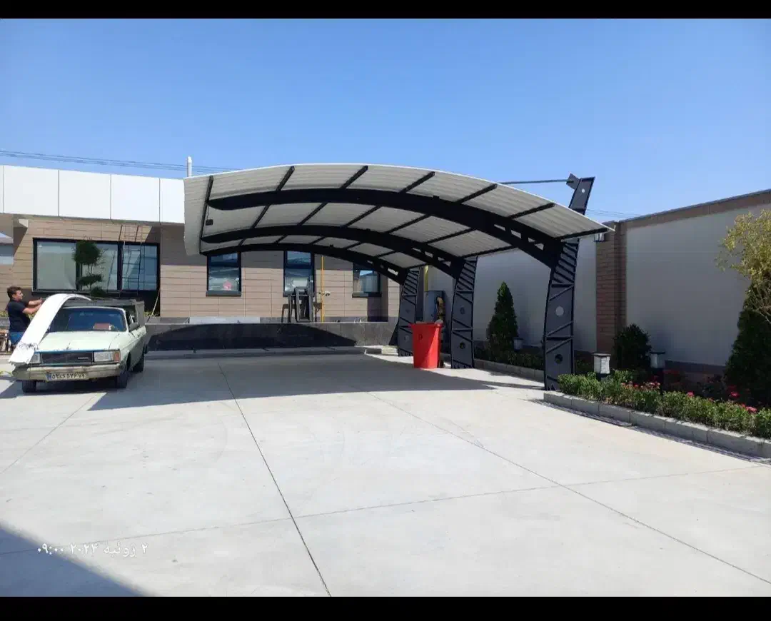 سایبان بدون پایه مزاحم سایه بان|خدمات پیشه و مهارت|ابرکوه, |دیوار