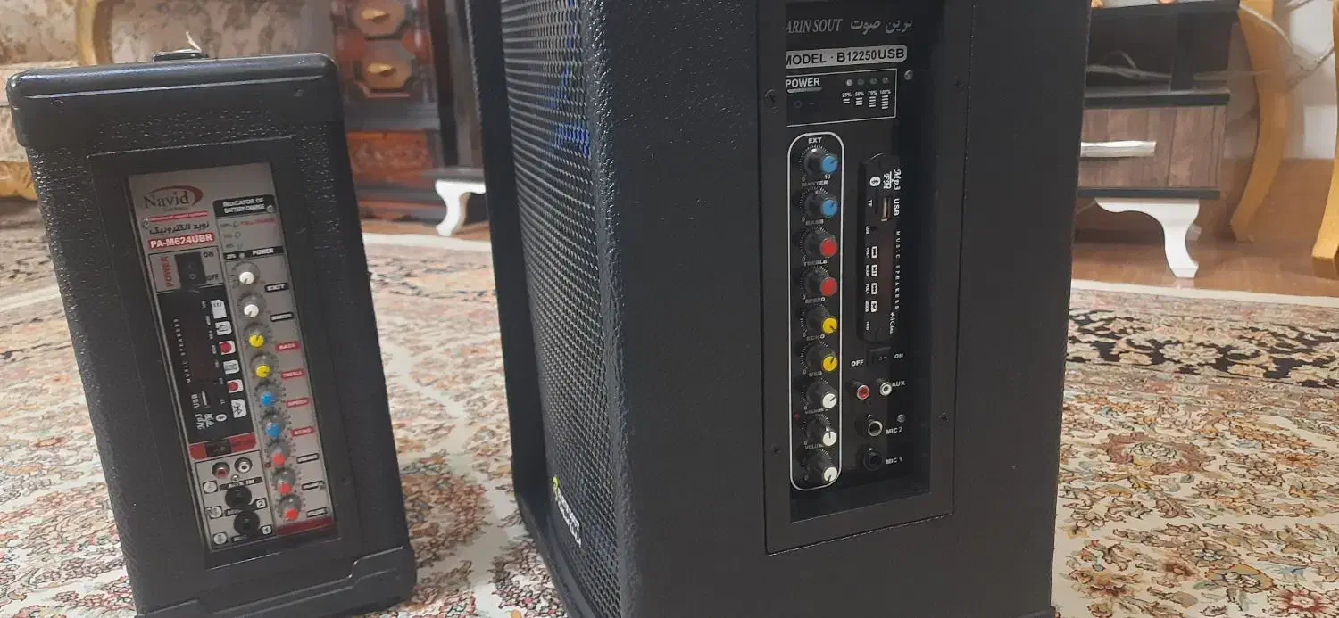 دو دستگاه اکو شارژی در حد نو و با کیفیت|پخشکننده همراه|گنبد کاووس, |دیوار