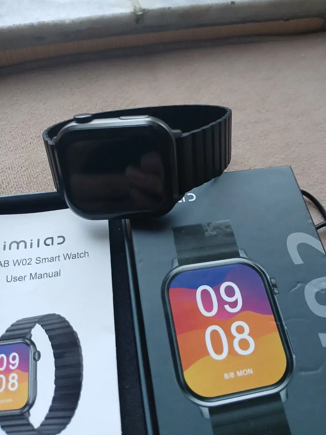 ساعت هوشمند ۱.۸۵ اینچی آی می لب مدل w02 شیائومی|ساعت|بیجار, |دیوار