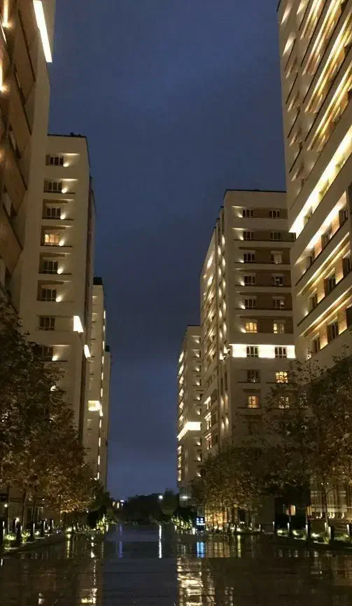 سعادت اباد ۱۵۴ متر ۳ خوابه  باغ بهشت