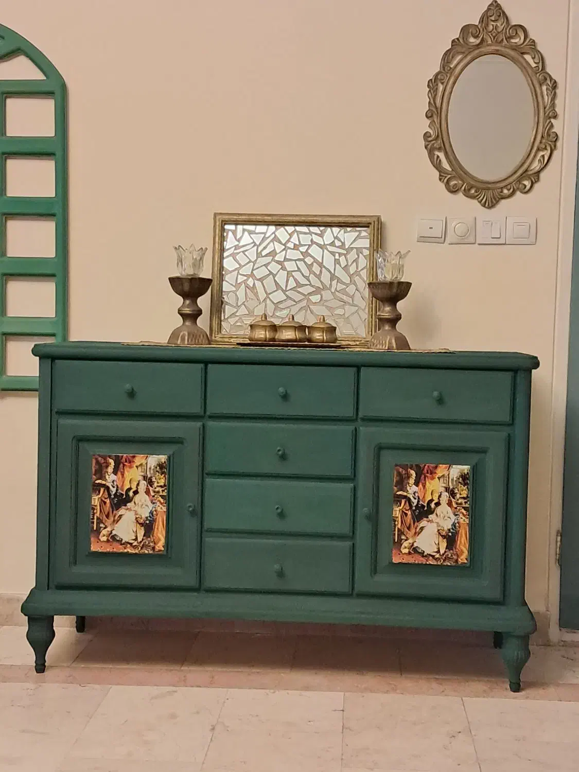 کنسول پتینه زیبا و خوشرنگ|بوفه، ویترین، کنسول|تهران, شهرک نفت|دیوار