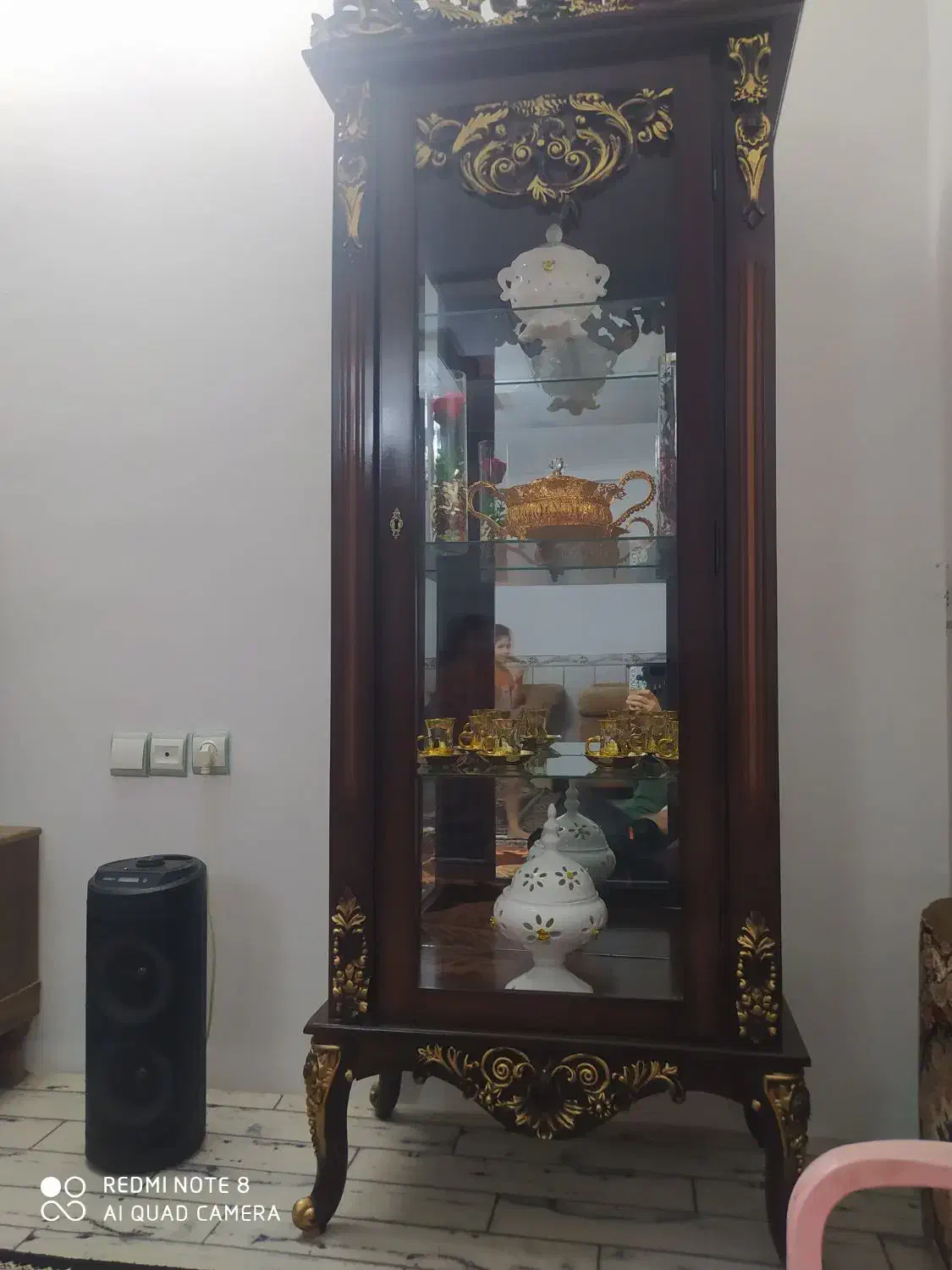 بوفه پایه بلند نونو|بوفه، ویترین، کنسول|محمدیه-قزوین, |دیوار