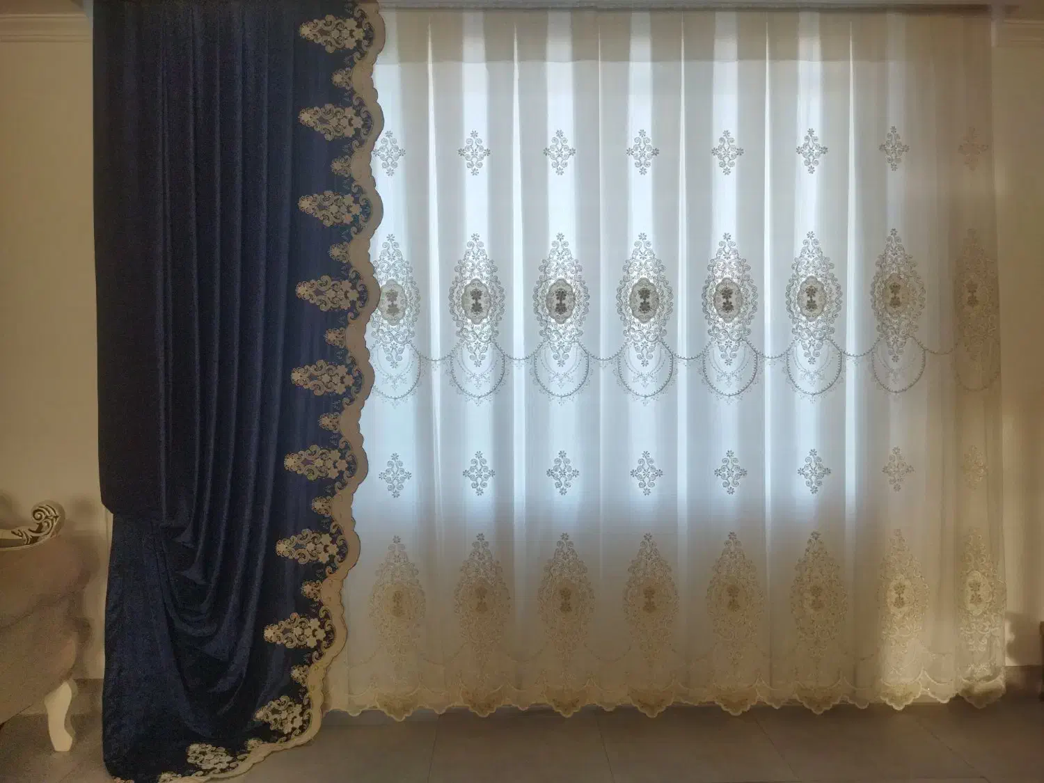 پرده پذیرایی|پرده، رانر، رومیزی|بوئین زهرا, |دیوار