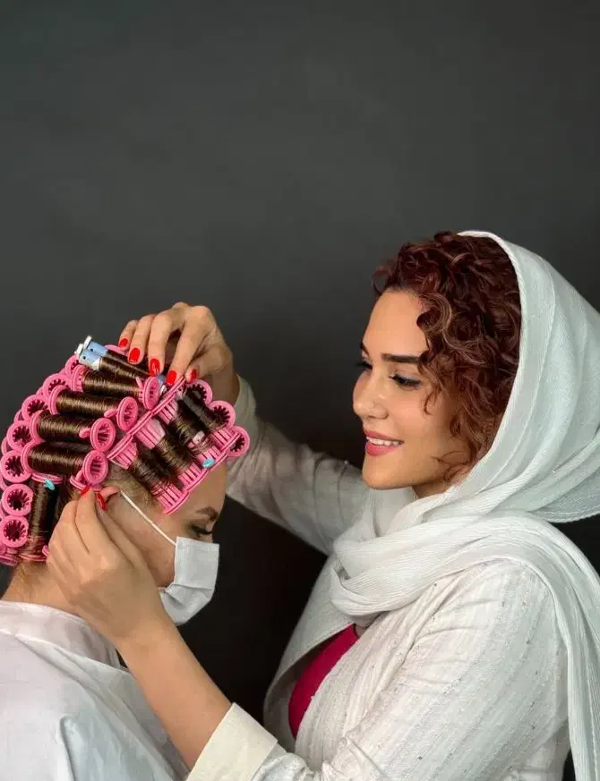 آموزش حرفه ای فر دائم مو|خدمات آرایشگری و زیبایی|رفسنجان, |دیوار