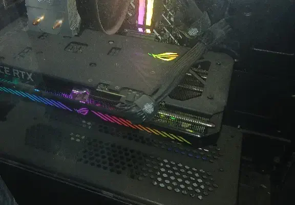 rtx3050ti rog strix rgb ۸gb 3 فن نو|قطعات و لوازم جانبی رایانه|فلاورجان, |دیوار