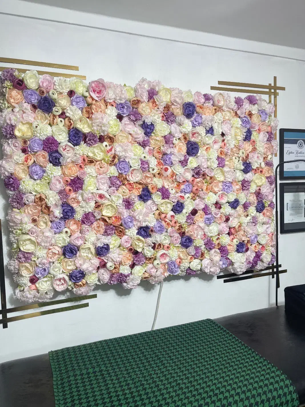 استند پنل تابلو لوکس دیواری گل تزیینی دکوری نو|گل مصنوعی|گرگان, |دیوار