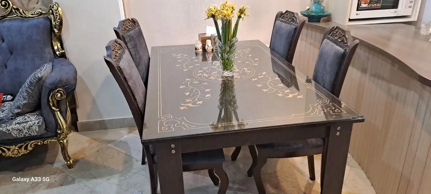 میز نهاری خوری ۶ نفره|میز و صندلی غذاخوری|تهران, باغ فیض|دیوار