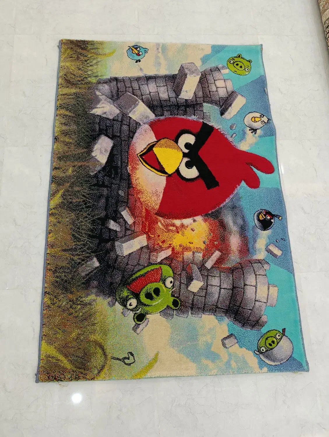 یک عدد گلیم و یه فرش کودک|گلیم، جاجیم، گبه|دورود, |دیوار