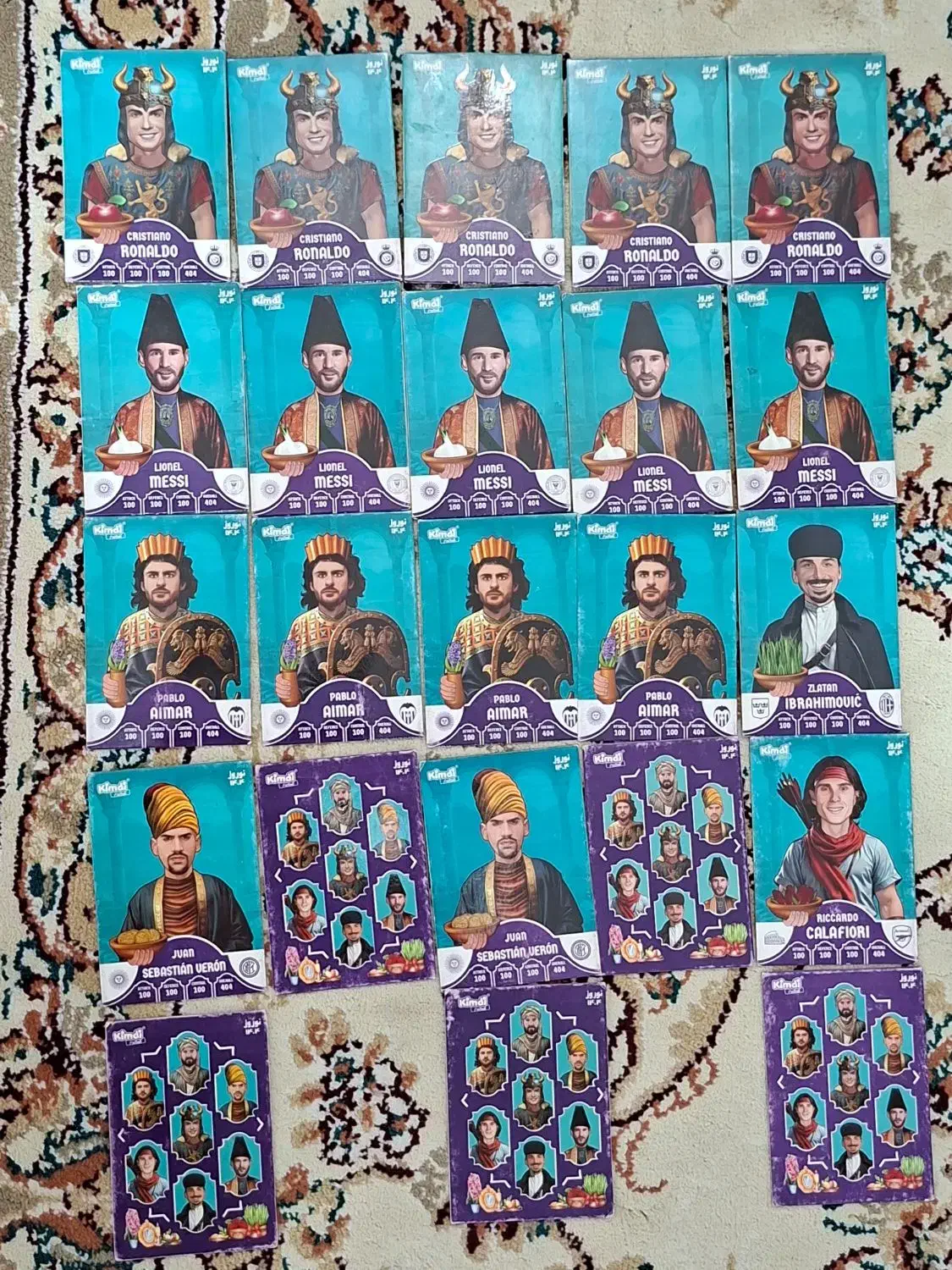 کارت کیمدی فوتبال|کلکسیون و سرگرمی|نیشابور, باغ نو|دیوار