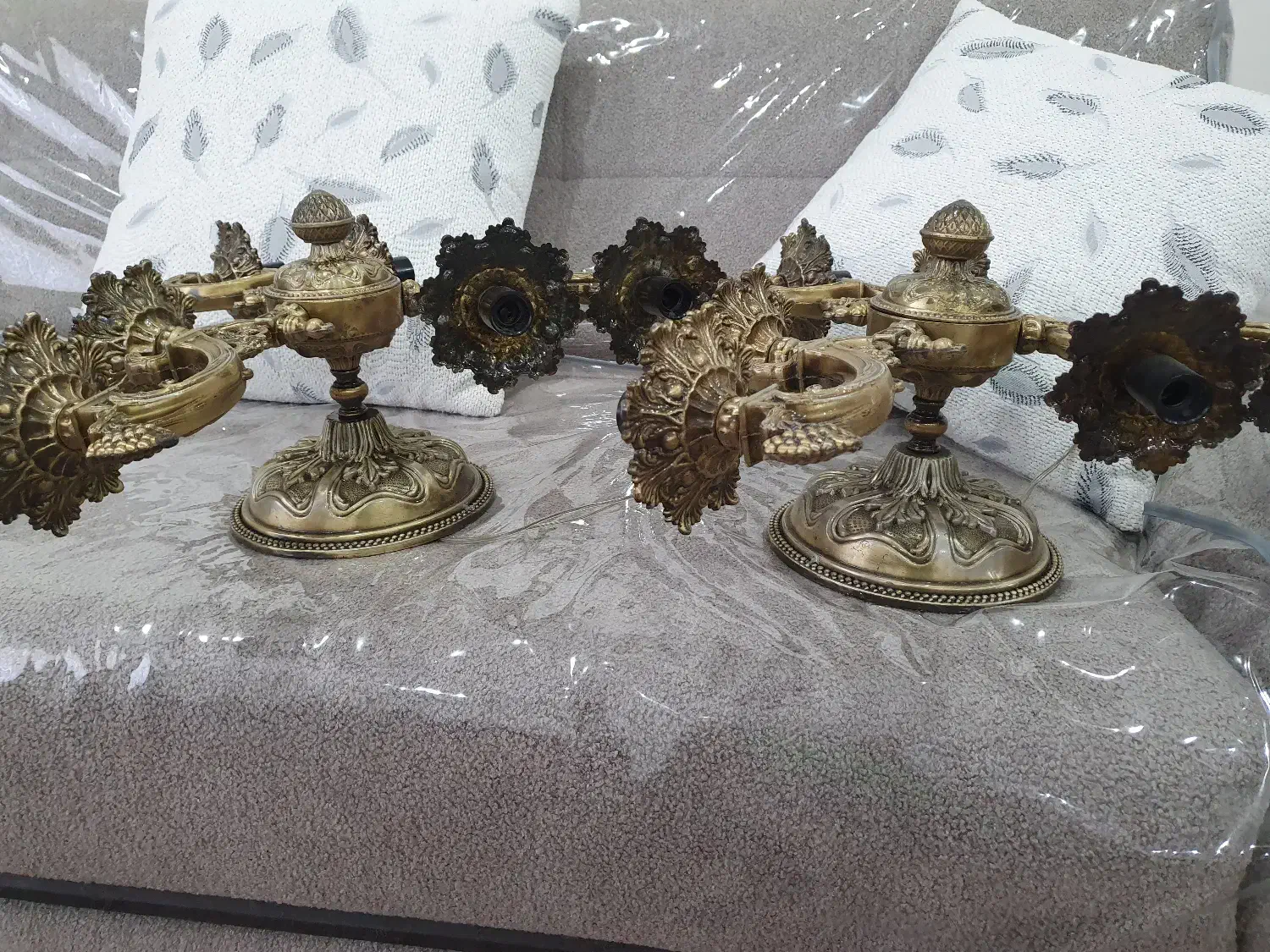 لوستر شیک سقفی از جنس آلومینیوم|لوستر و چراغ آویز|اهواز, پادادشهر|دیوار