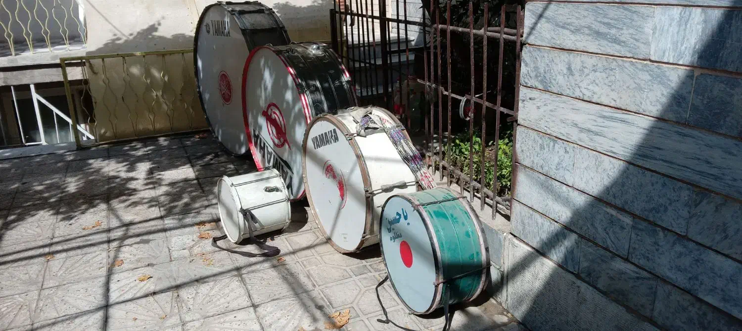 4عدد طبل به سایزهای 120 .100 .75 .50 .و1عدوقل|درام و پرکاشن|تهران, شهرک آزادی|دیوار