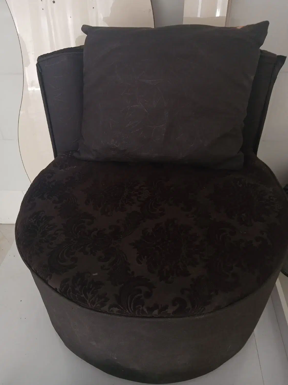 مبل تک رویه مخمل|مبلمان خانگی و میز عسلی|خمین, |دیوار