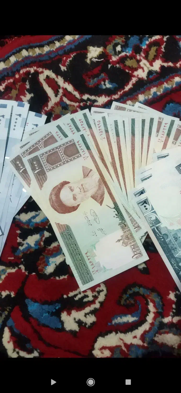 اسکناس قدیمی اکبند|کلکسیون سکه، تمبر، اسکناس|سلماس, |دیوار