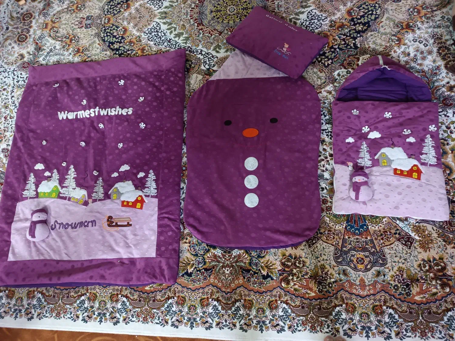 پتوی کاردست دار و سرویس خواب مخمل باکیفیت|اسباب و اثاث بچه|قم, حنیف نژاد|دیوار