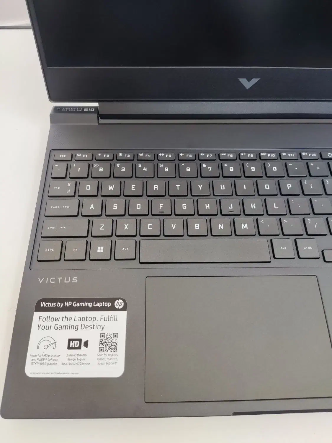 لپ تاپ HP VICTUS 15 گرافیک 4050 عین آکبند|رایانه همراه|قم, چهل درخت‎|دیوار