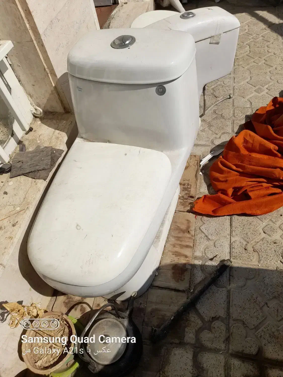 توالت فرنگی|لوازم سرویس بهداشتی|شیراز, فرگاز|دیوار