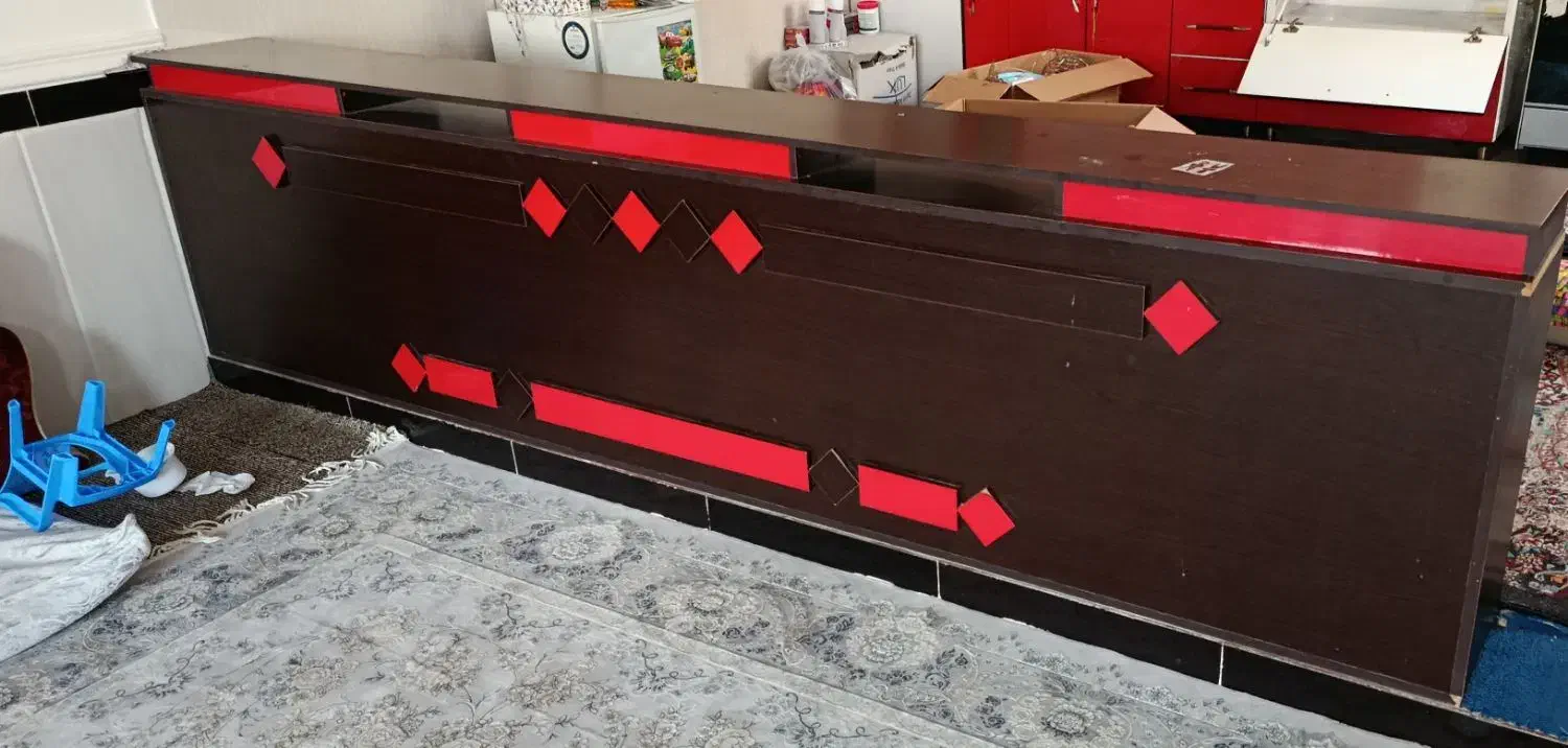 کابینت و اوپن چوبی|کتابخانه، شلف، قفسه‌های دیواری|بندر دیر, |دیوار