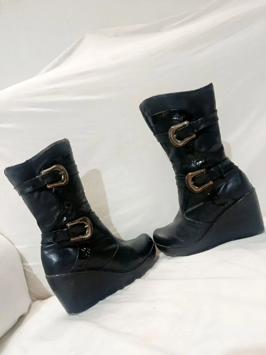 نیم بوت چرم اصل|کیف، کفش، کمربند|نیشابور, خط کاشمر|دیوار