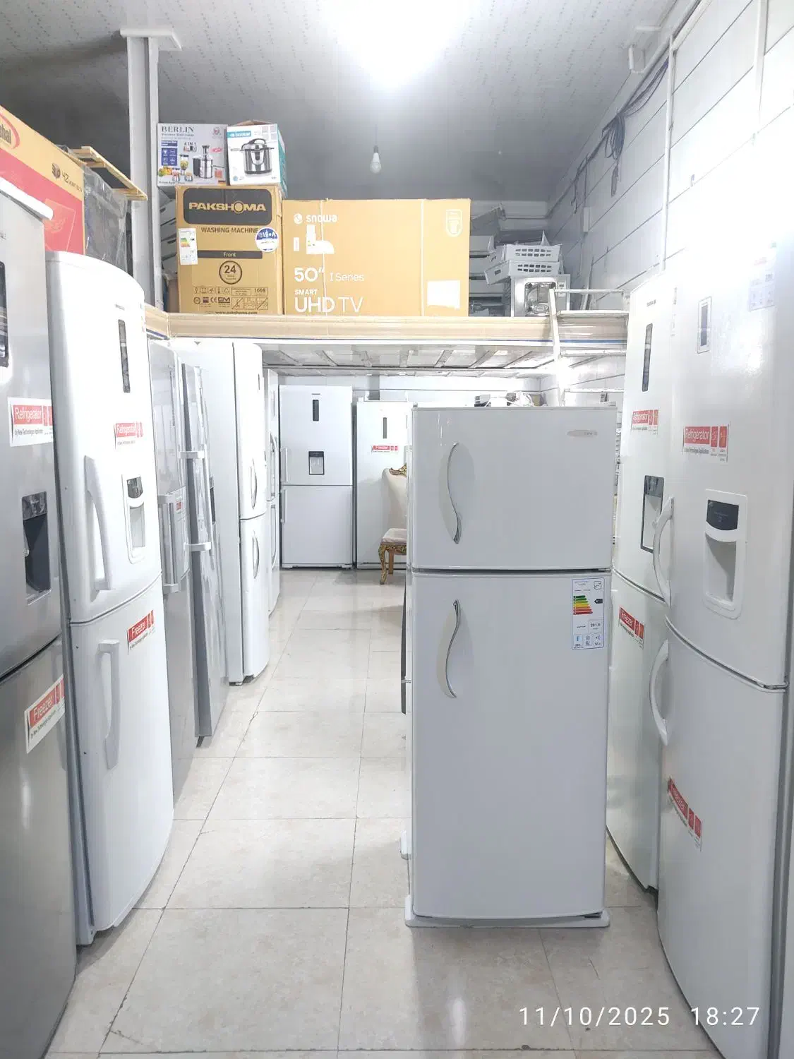 خریدی مطمعن و  با ضمانت(فریزر بدون برفک پارس  )|یخچال و فریزر|قزوین, |دیوار