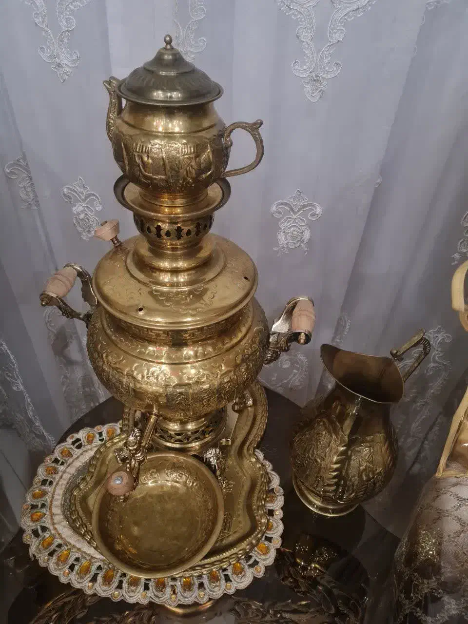 سماور زغالی ۸ لیتری|سماور، چایساز، قهوهساز|باقرشهر, |دیوار