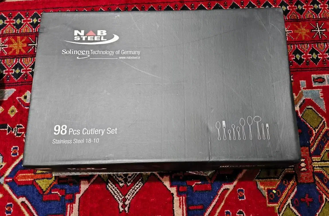 سرویس قاشق چنگال 98 پارچه ناب استیل مدل ونیز|ظروف سرو و پذیرایی|سمنان, |دیوار