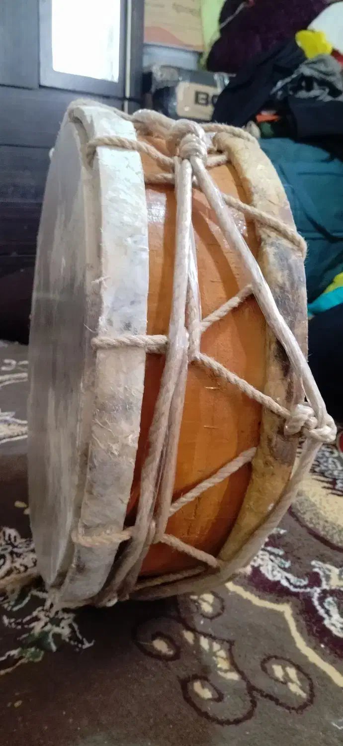 دهل سنتی خوش صدا وکوک|سازهای سنتی|چناران, |دیوار