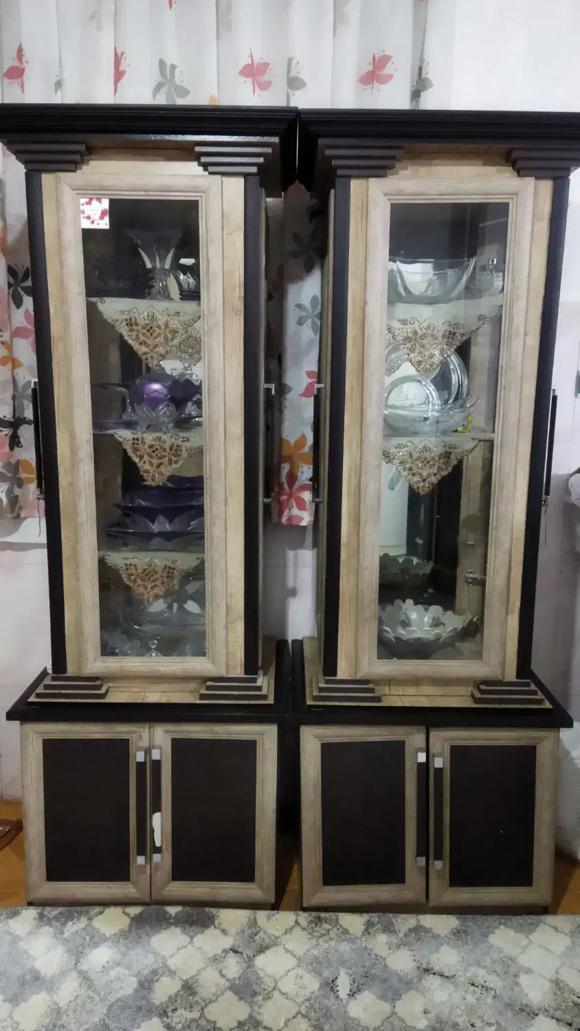 فروش دو عدد ویترین|بوفه، ویترین، کنسول|خرمدره, |دیوار
