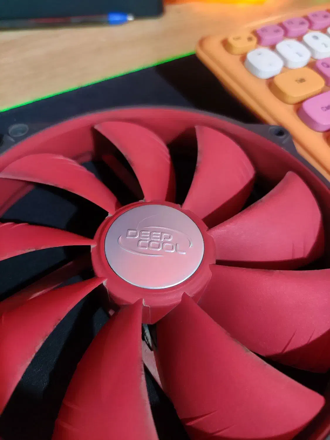 فن کیس دیپکول ۱۴ سانتی|قطعات و لوازم جانبی رایانه|رشت, سیا اسطلخ|دیوار