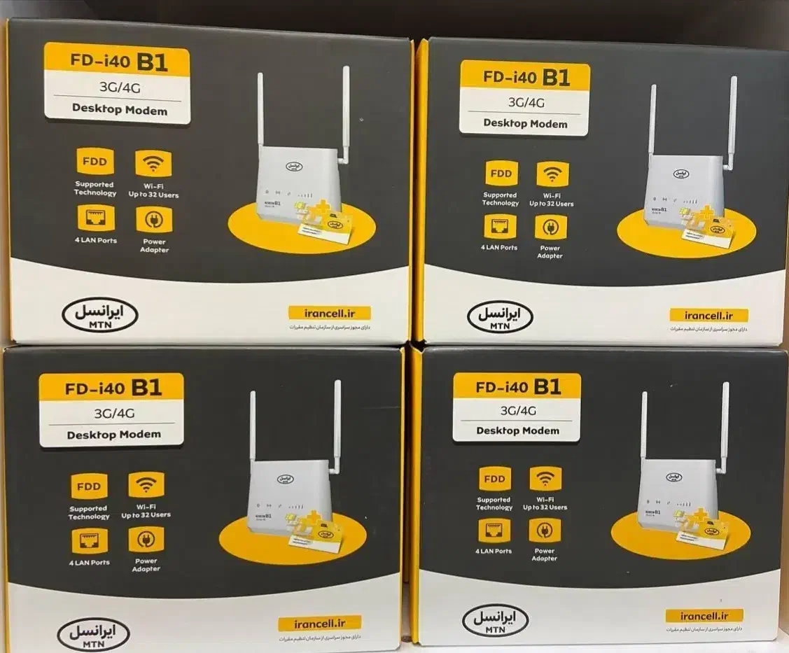 مودم ایرانسل i40 B1 به دوربین ماینر باغ خانه 5G 4G|مودم و تجهیزات شبکه|تبریز, |دیوار