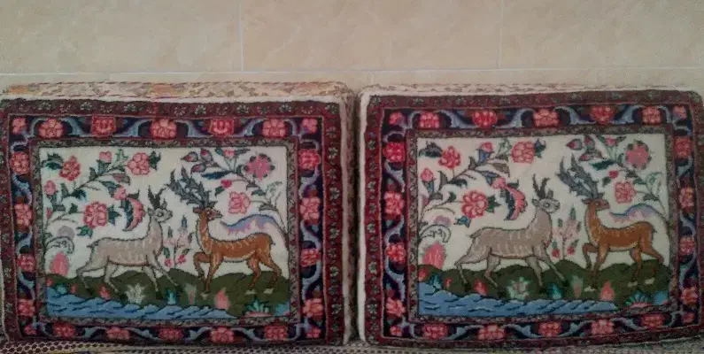 پشتی دستبافت|پشتی|همدان, |دیوار