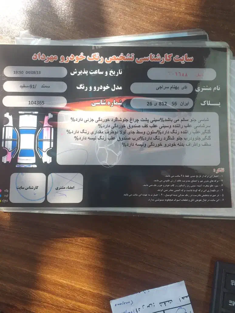 ماشین سمند ef7 ۹۱|خودرو سواری و وانت|رشت, پسیخان|دیوار